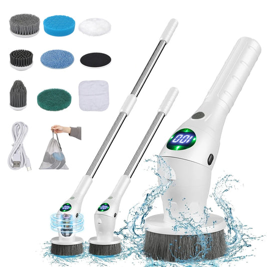 8-in-1 Wireless Electric Cleaning Brush for Home & Bathroom