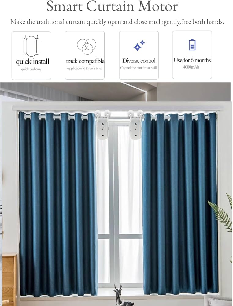 Smart Curtain Opener with Remote