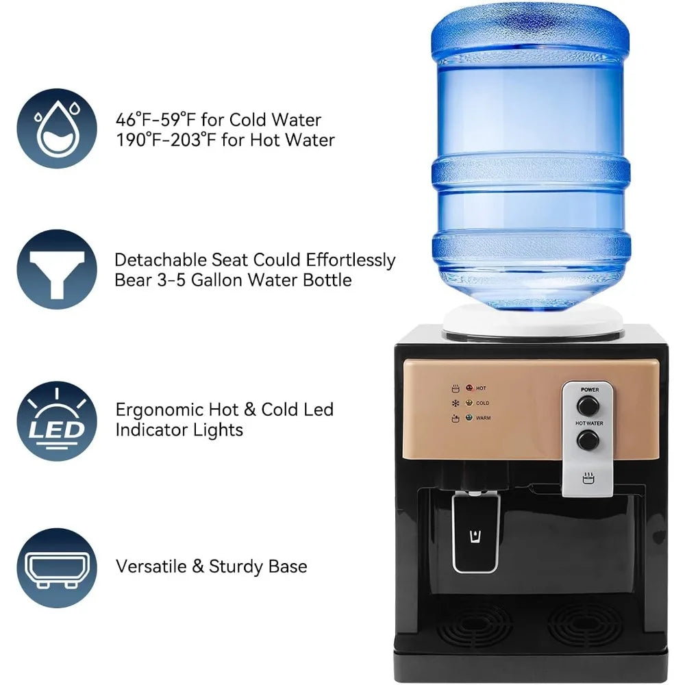 Hot & Cold Top-Loading Water Dispenser for Home & Office