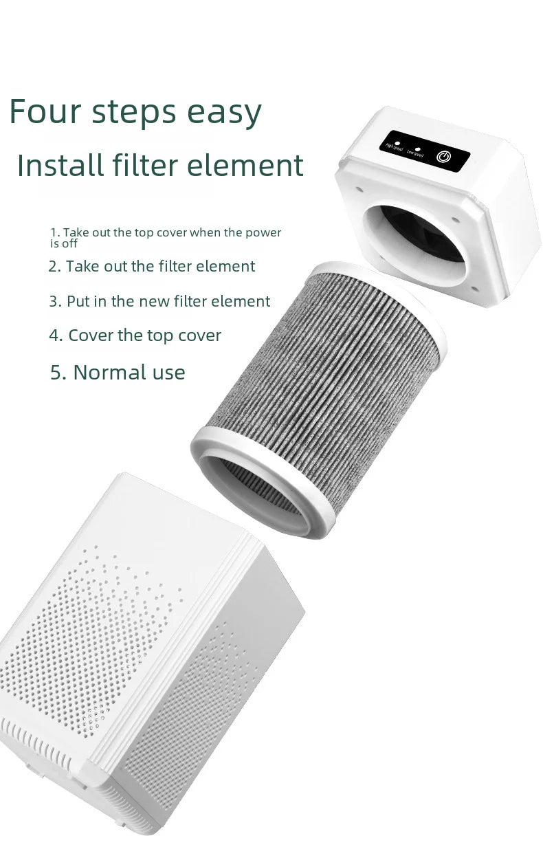 Mini Portable Air Purifier for Office & Home Use